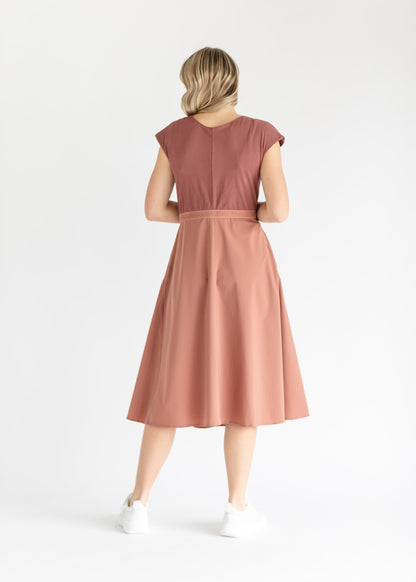 Kate Cap Sleeve Midi Dress - FINAL SALE