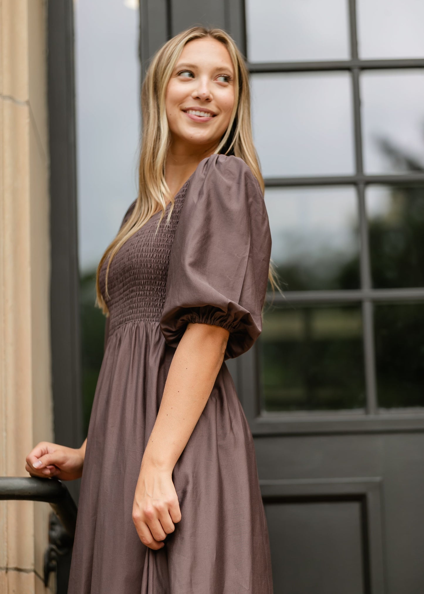 Kayleen Smocked Bodice Maxi Dress - FINAL SALE