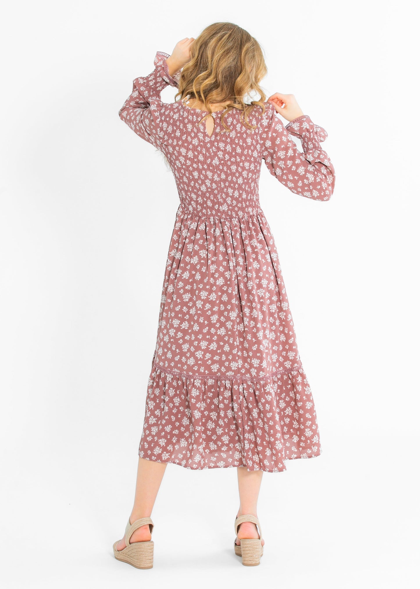 Kelsie Floral Midi Dress - FINAL SALE