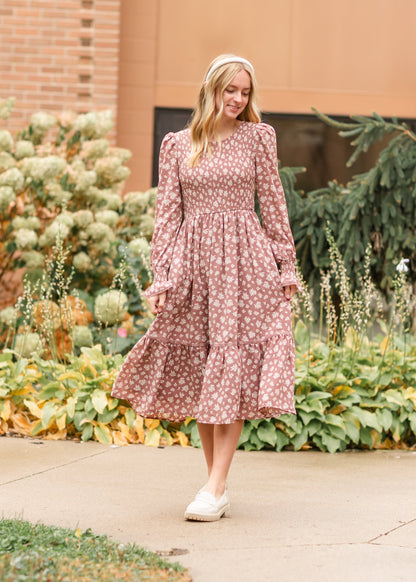 Kelsie Floral Midi Dress - FINAL SALE