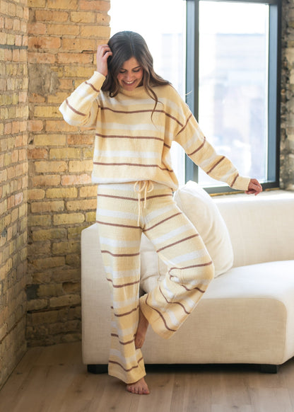 Knit Stripe Pant & Top Set