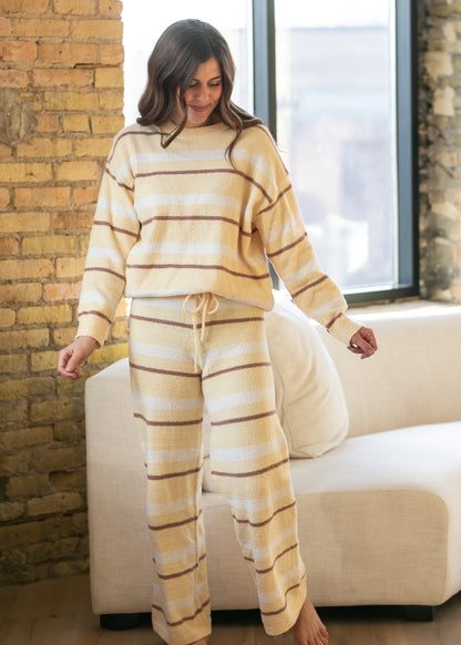 Knit Stripe Pant & Top Set