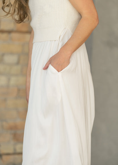 LIVERPOOL® Sleeveless Tie Back Sweater Maxi Dress