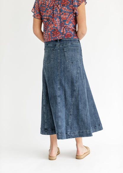LIVERPOOL® Denim Mermaid Maxi Skirt - FINAL SALE