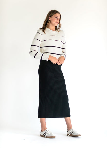 Louisa Ribbed Maxi Skirt - FINAL SALE
