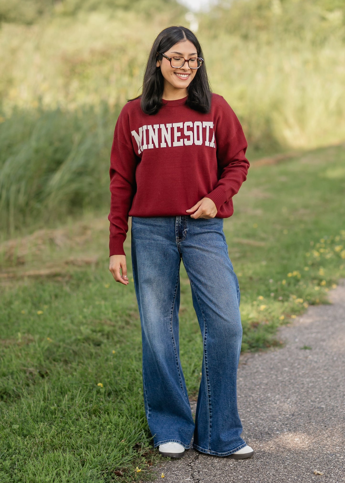 Minnesota Logo Crewneck Sweater - FINAL SALE