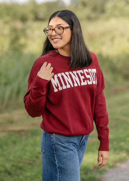Minnesota Logo Crewneck Sweater - FINAL SALE