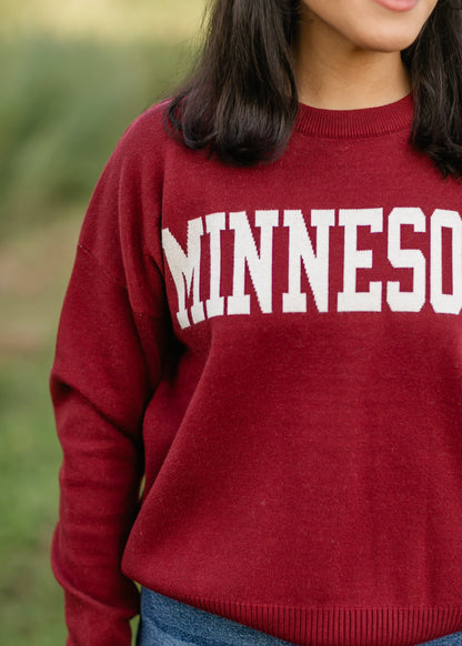Minnesota Logo Crewneck Sweater - FINAL SALE