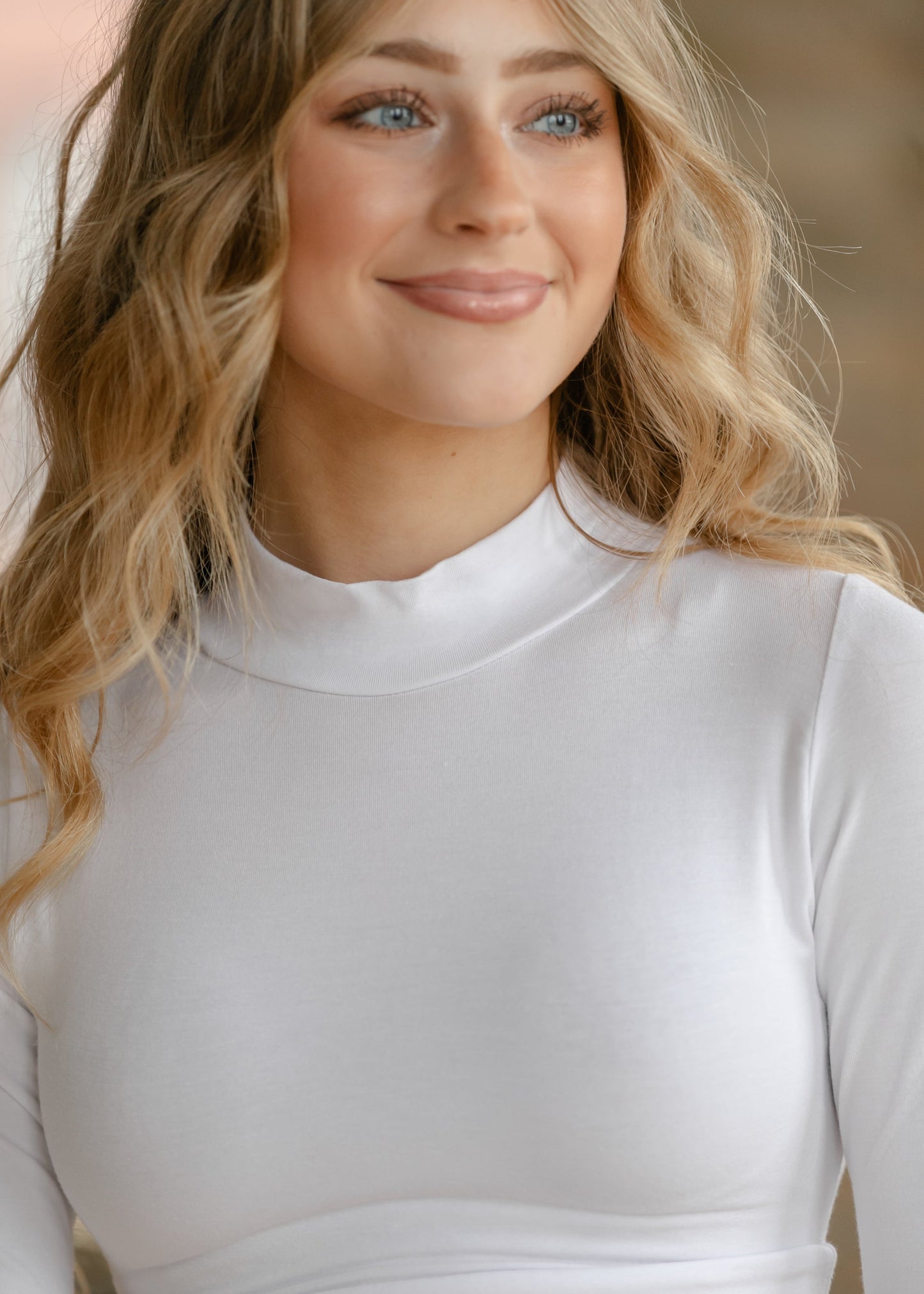 Mockneck Elbow Sleeve Halftee - FINAL SALE