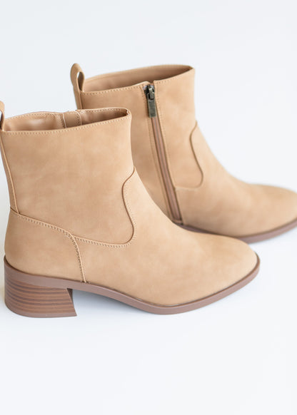Pull On Ankle Booties - FINAL SALE