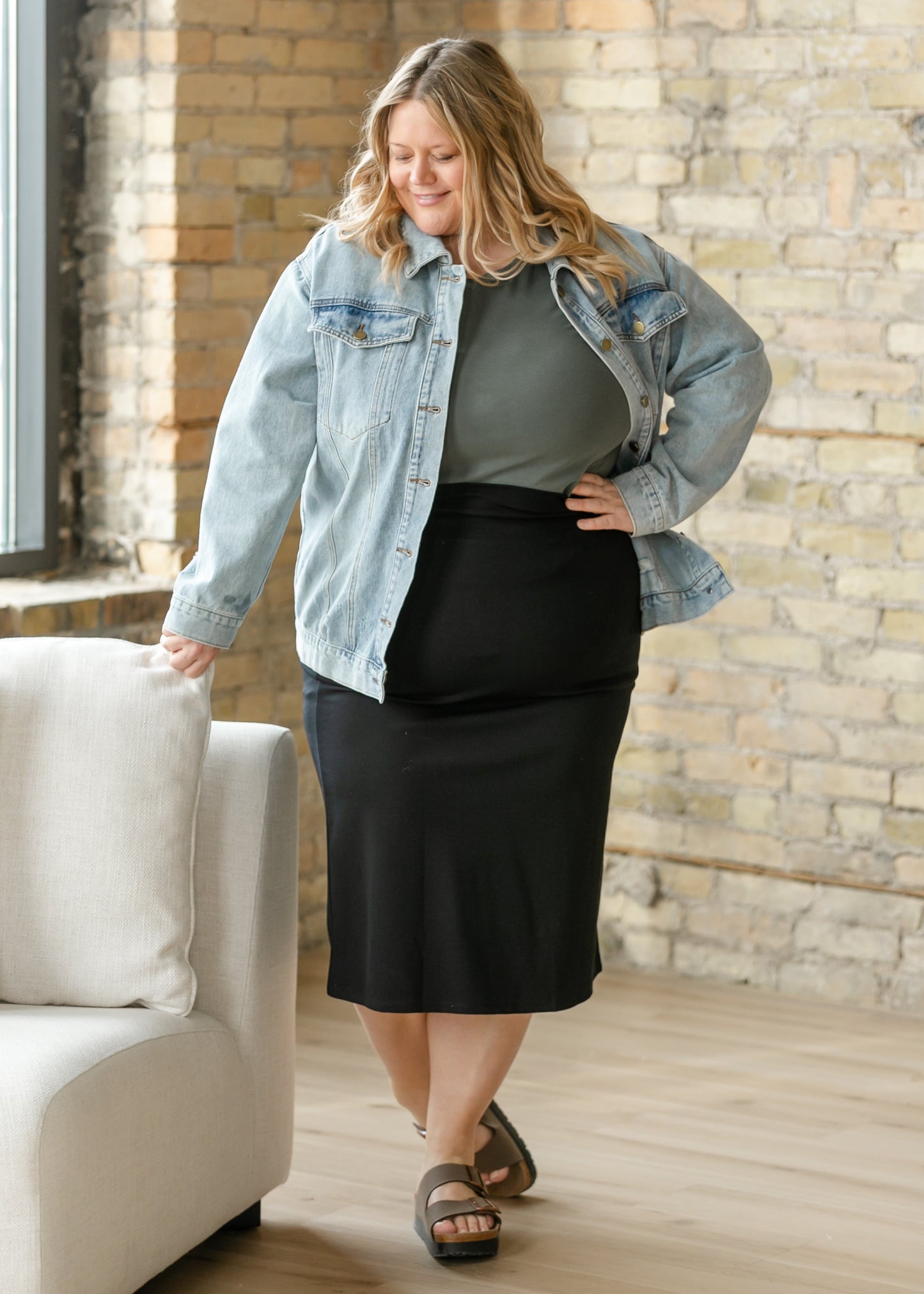 Quinn Knit Midi Skirt