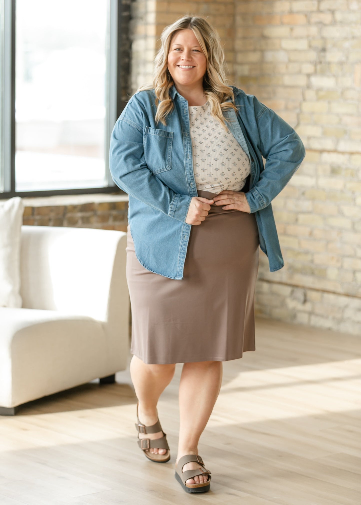 Quinn Knit Midi Skirt