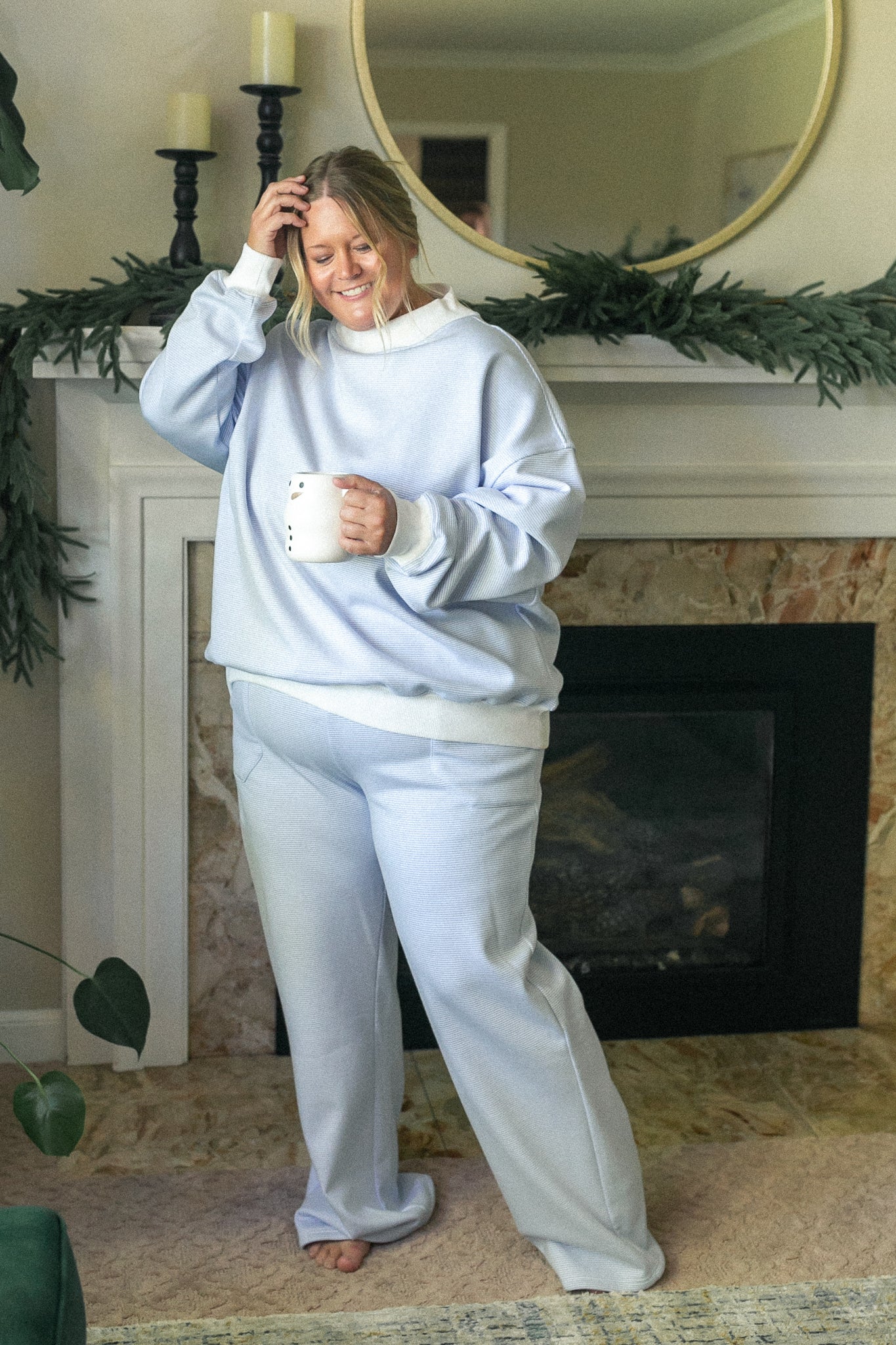 Relaxed Stripe Sweatpants