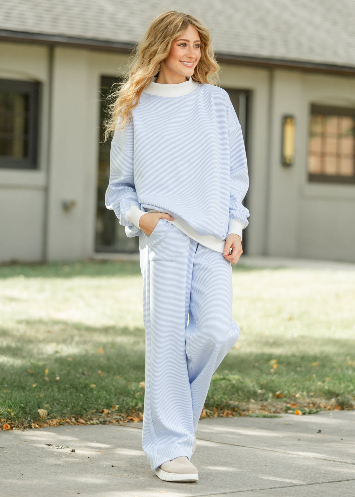 Relaxed Stripe Sweatpants