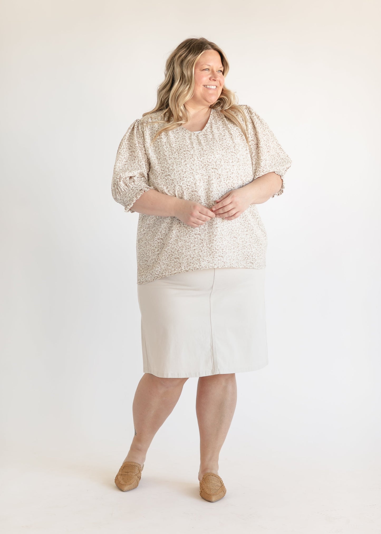 Remi Cloud Denim Midi Skirt - FINAL SALE