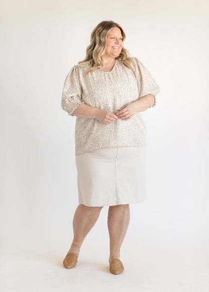 Remi Cloud Denim Midi Skirt - FINAL SALE