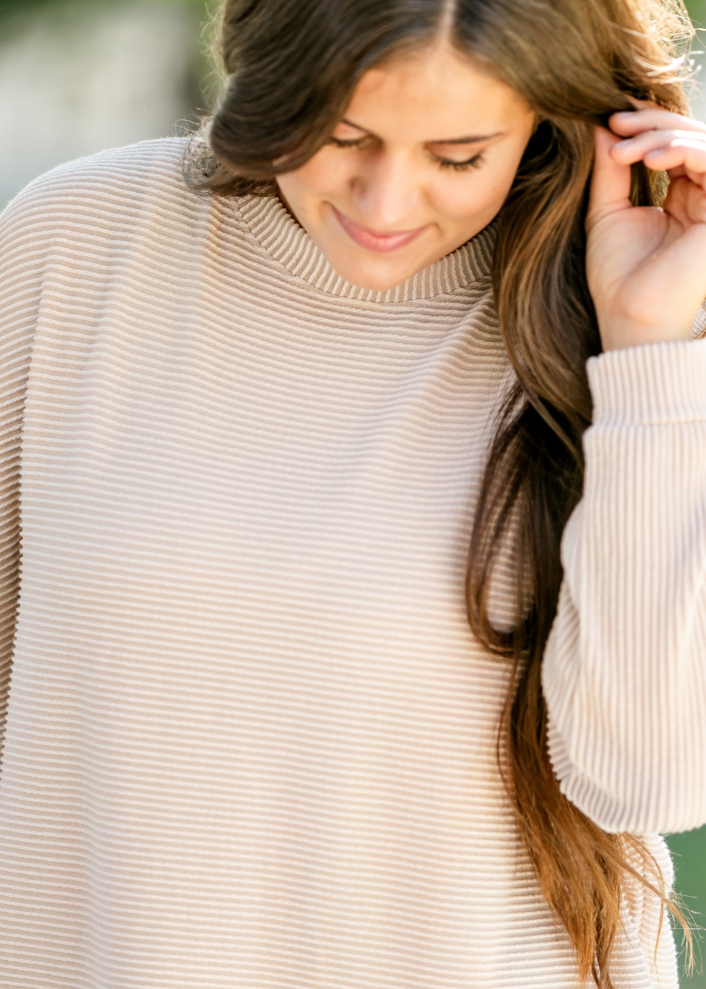 Round Neck Long Sleeve Top - FINAL SALE