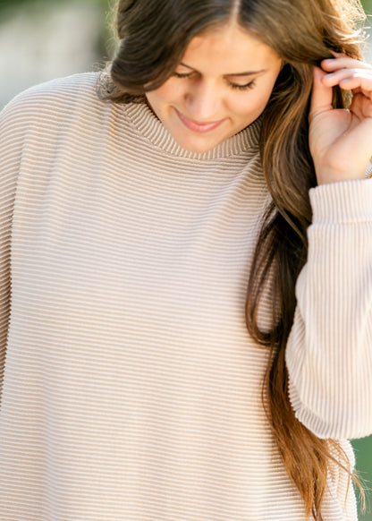 Round Neck Long Sleeve Top - FINAL SALE