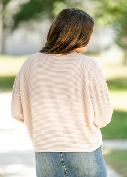 Round Neck Long Sleeve Top - FINAL SALE