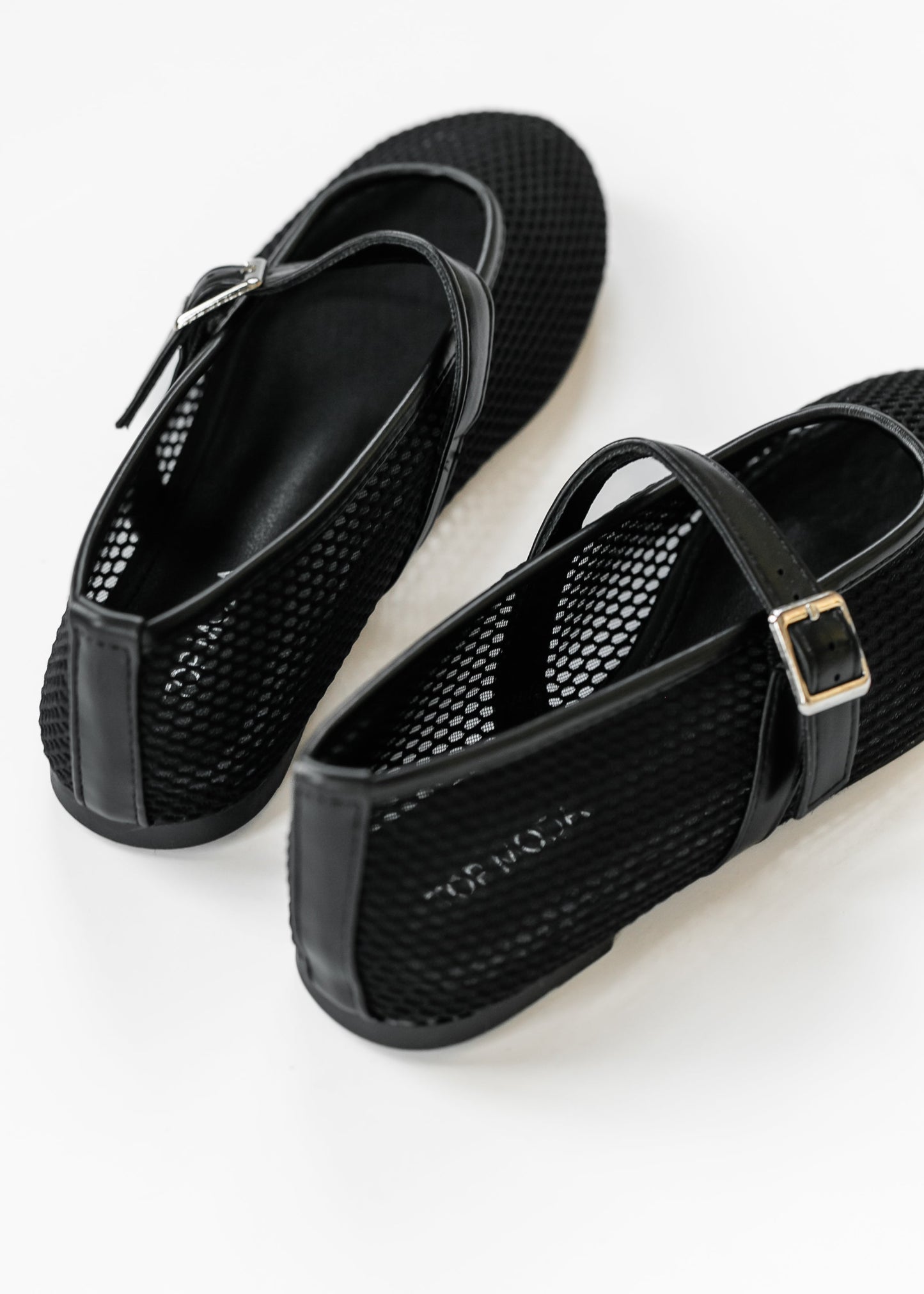 Round Toe Mesh Ballet Flat