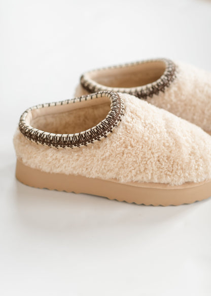 Steve Madden® Selena Faux Shearling Platform Slippers - FINAL SALE