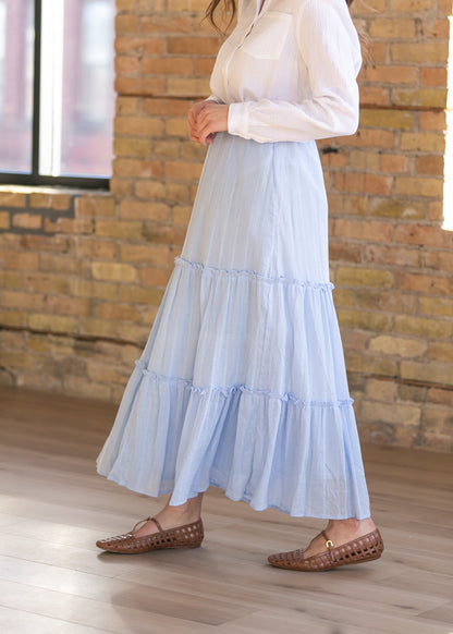 Serena Cotton Maxi Skirt