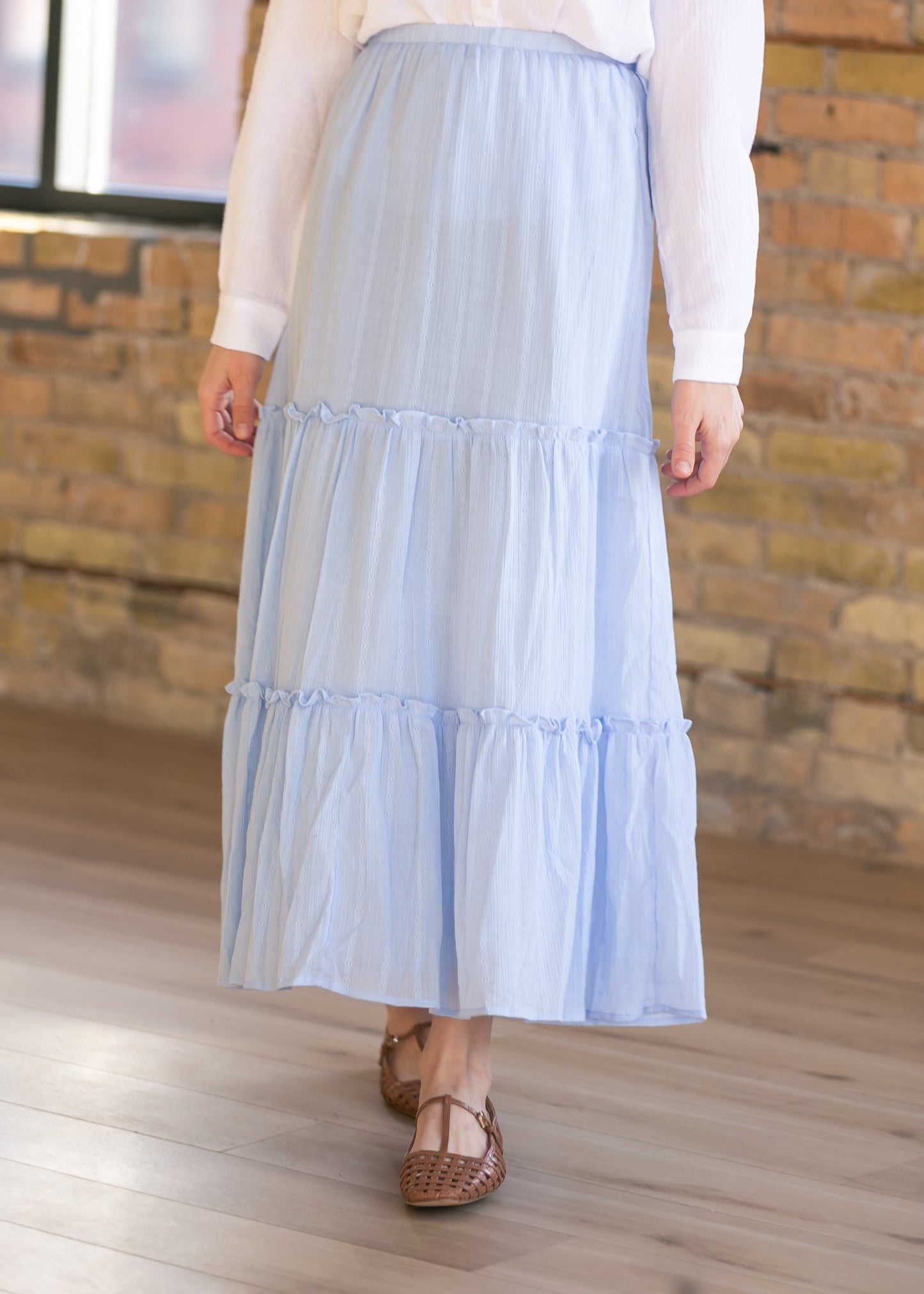 Serena Cotton Maxi Skirt