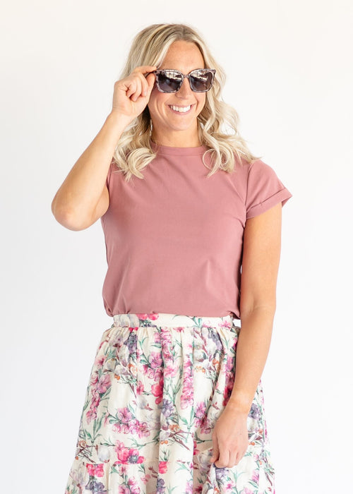 Short Sleeve Essential Basic Tee - FINAL SALE