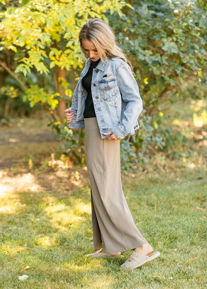 Sloan Trouser Side Zip Skirt - FINAL SALE