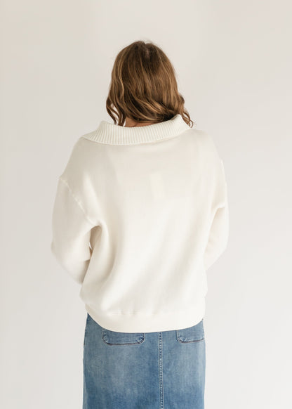 Sonata Fleece Quarter Zip Sweatshirt - FINAL SALE