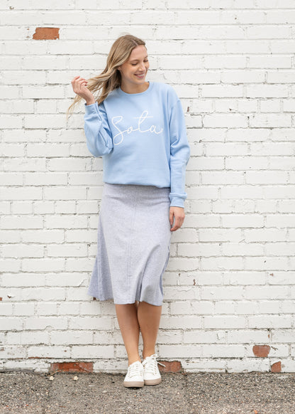 Sota Script Crewneck Sweatshirt - FINAL SALE