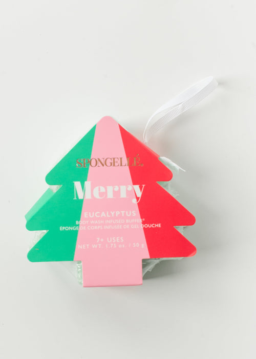 Spongelle® Merry Eucalyptus Holiday Tree Buffer - FINAL SALE
