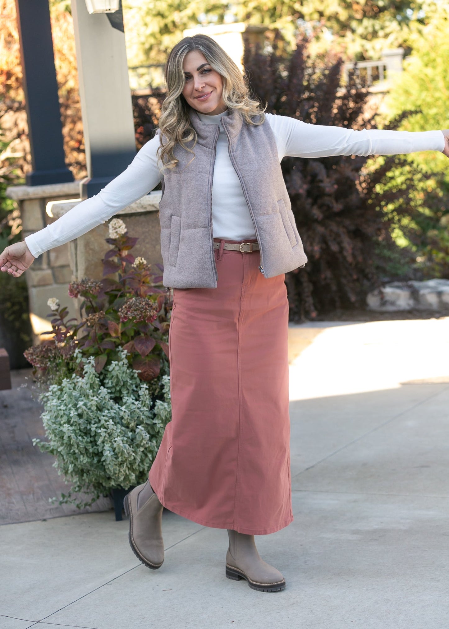 Stella Sienna Denim Maxi Skirt - FINAL SALE