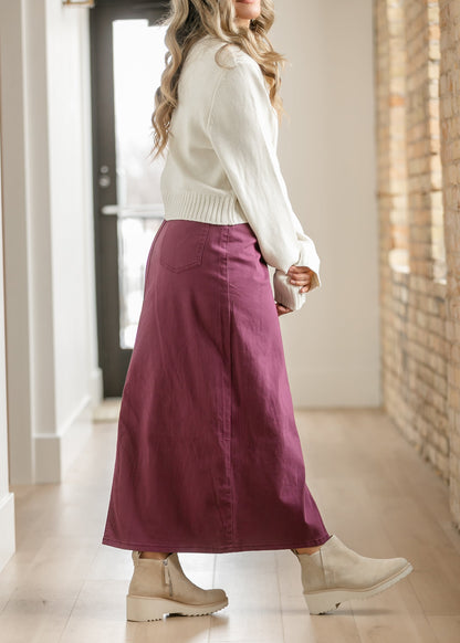 Stella Denim Maxi Skirt