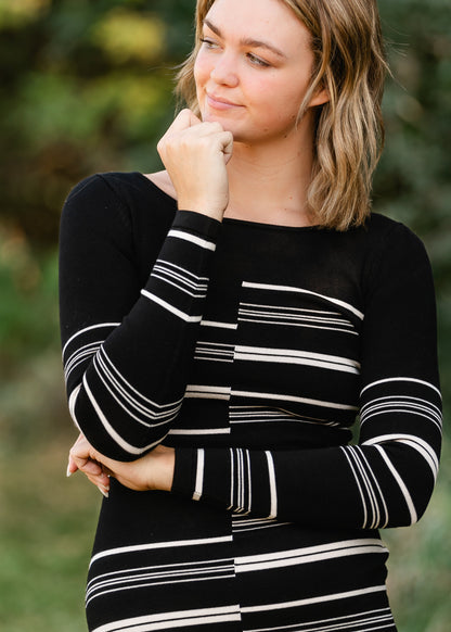 Steve Madden® Rayssa Black Sweater Dress - FINAL SALE