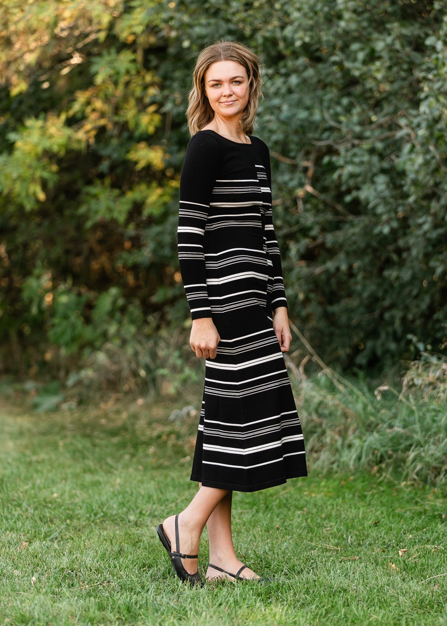 Steve Madden® Rayssa Black Sweater Dress - FINAL SALE