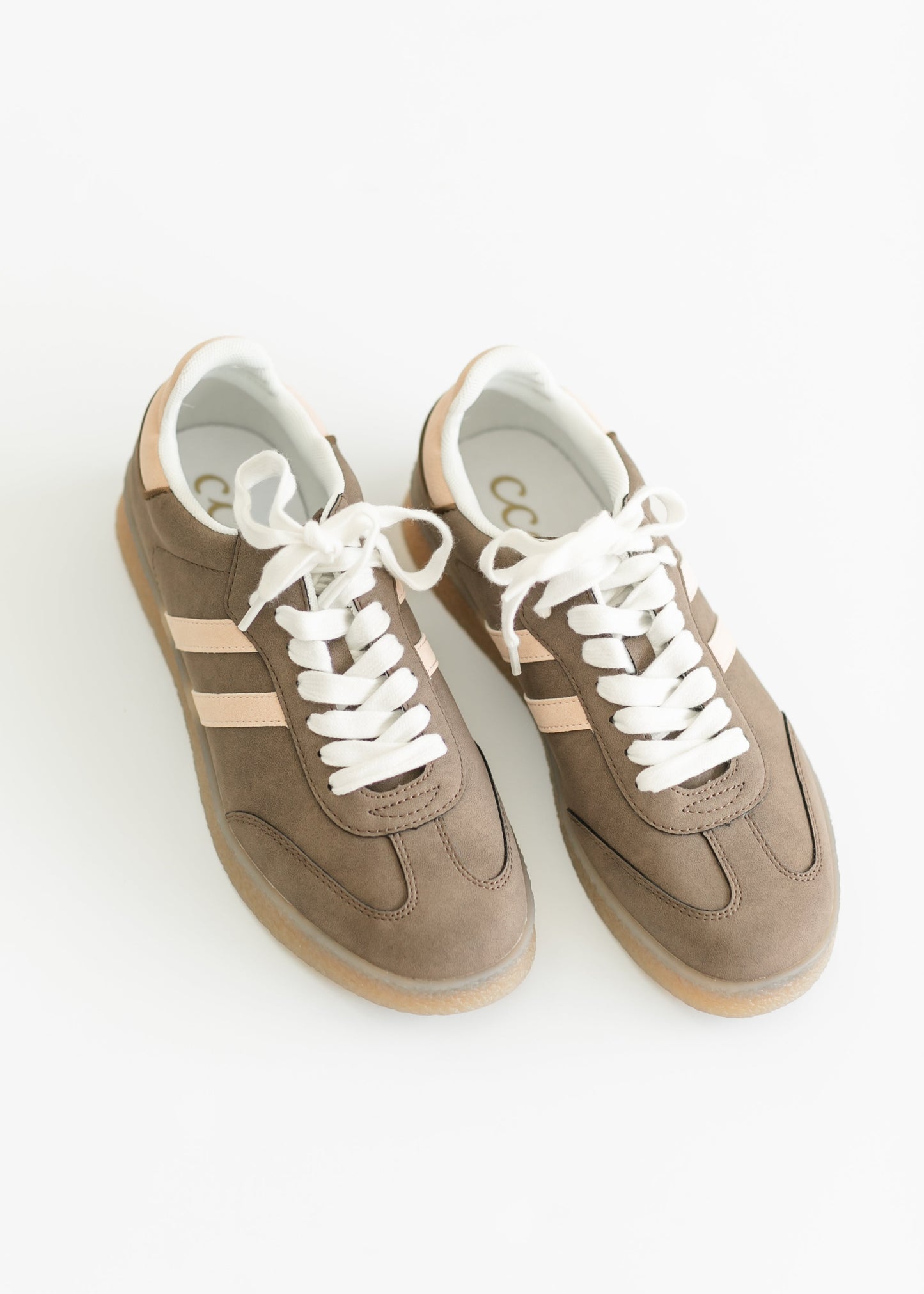 Striped Low Top Sneakers - FINAL SALE