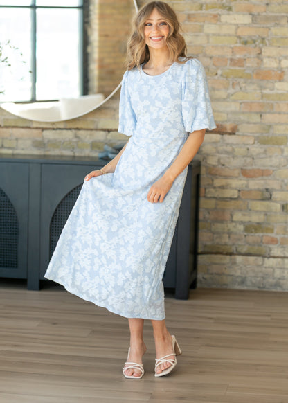 Super Soft Floral Midi Dress