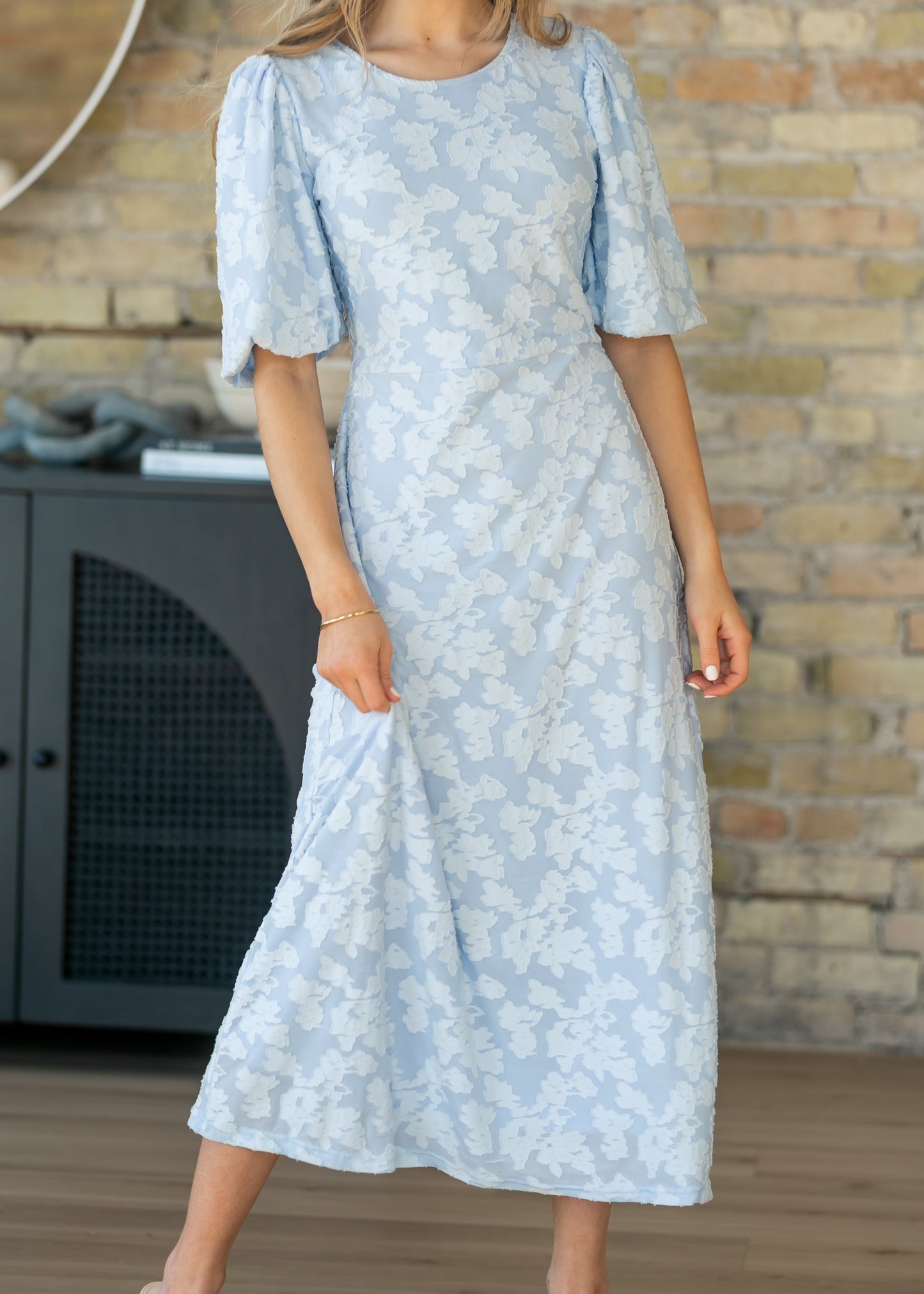 Super Soft Floral Midi Dress