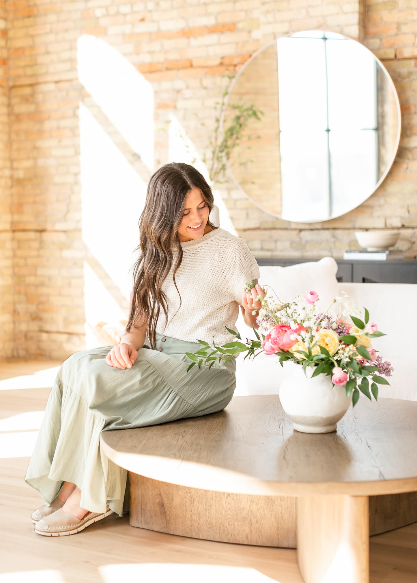 Tiered Button Up Olive Maxi Skirt - FINAL SALE