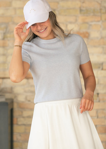 Timeless Short Sleeve Knit Sweater