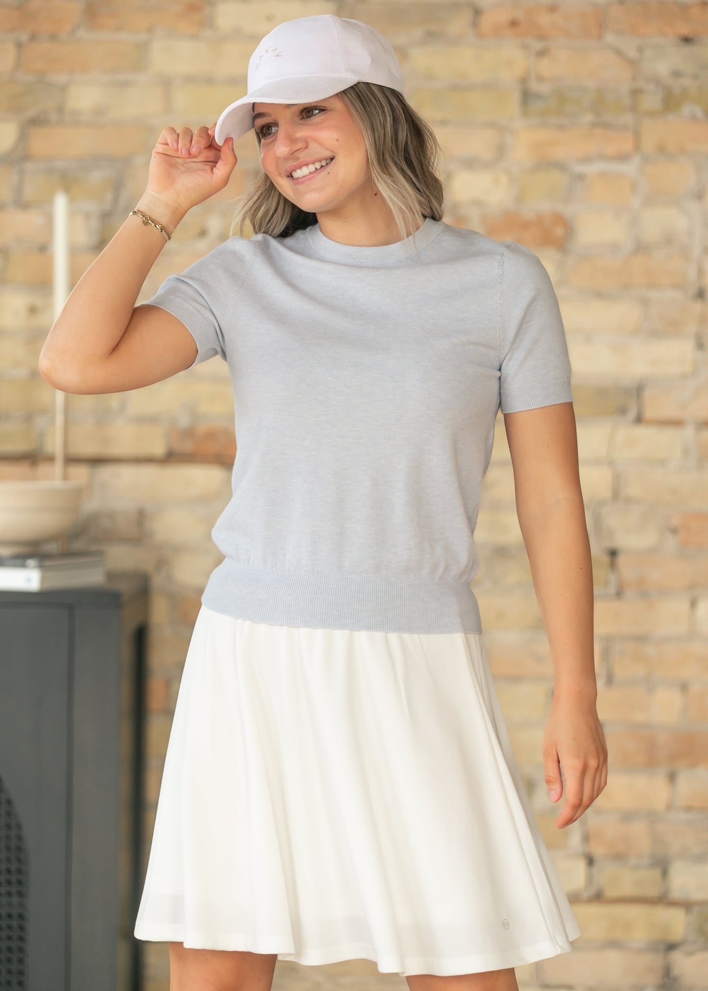 Timeless Short Sleeve Knit Sweater