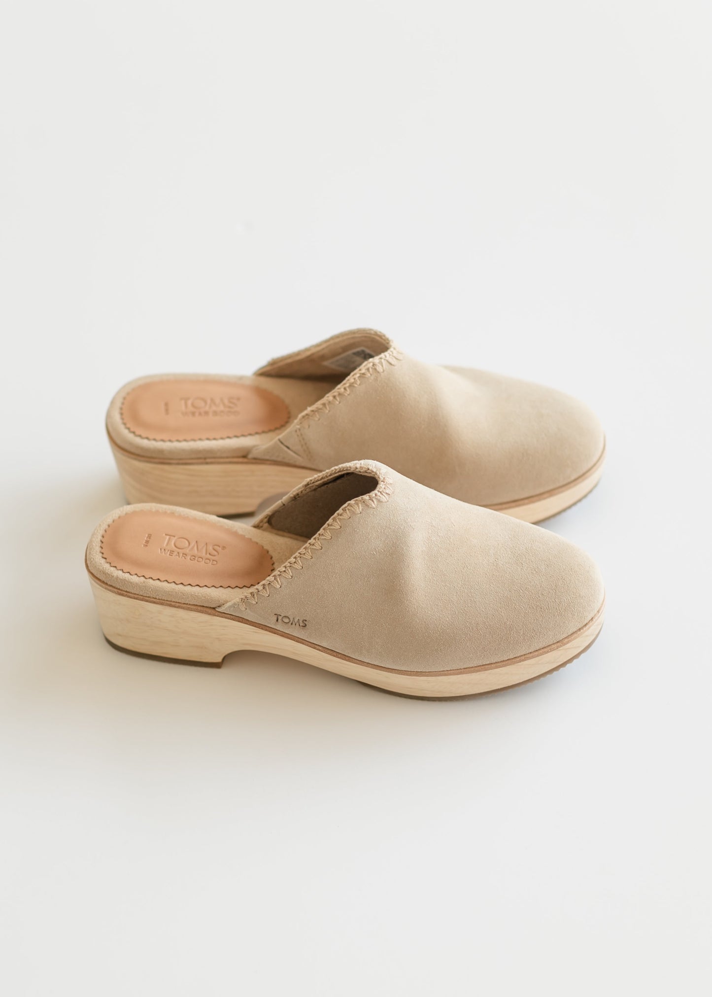 TOMS® Addison Suede Clog Heel - FINAL SALE