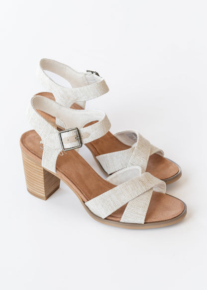 TOMS® Majorca Ankle Strap Heel