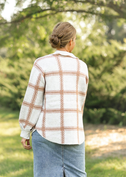 Tyler Plaid Sweater Jacket - FINAL SALE